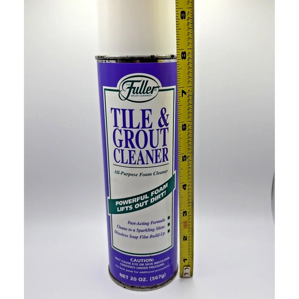 Vintage Fuller Brush Grout And Tile Cleaner All Purpose‎ Foam Cleaner 20oz Prop